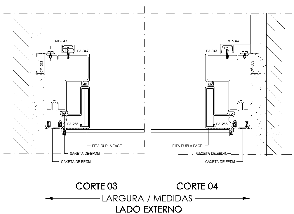 Aluminium Window CAD Block Details AutoCAD DWG Files