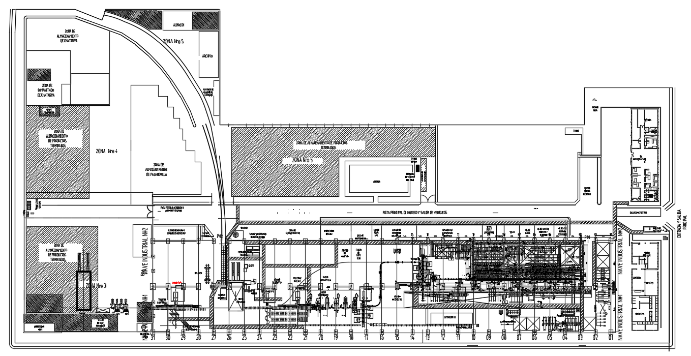 A master plan is given in this cad file. Download this 2d auto cad file now.