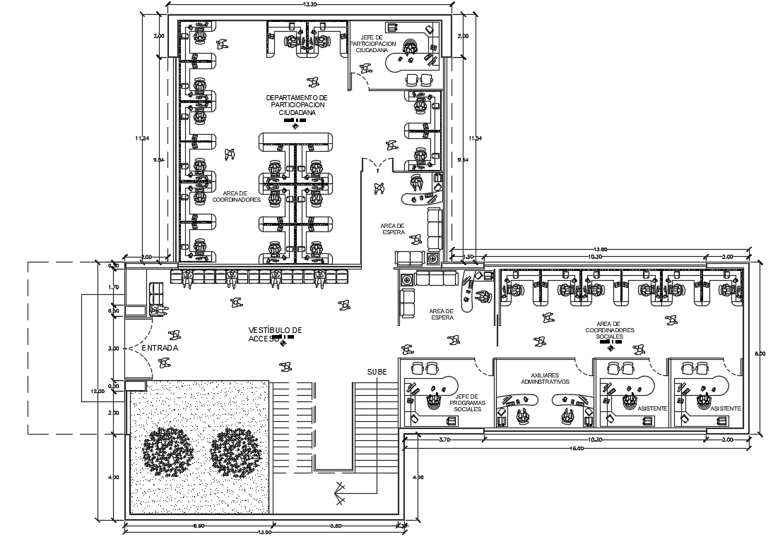 A master plan is given in this cad file. Download this auto cad file now.