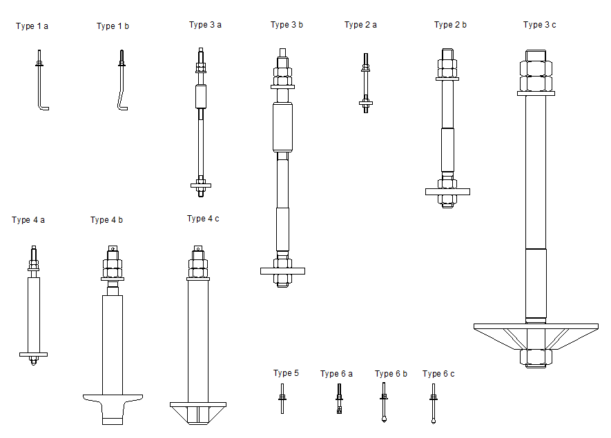 Anchor dynamic block dwg file