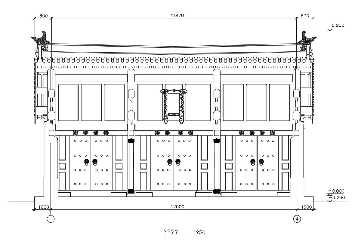 Ancient Doors CAD Block