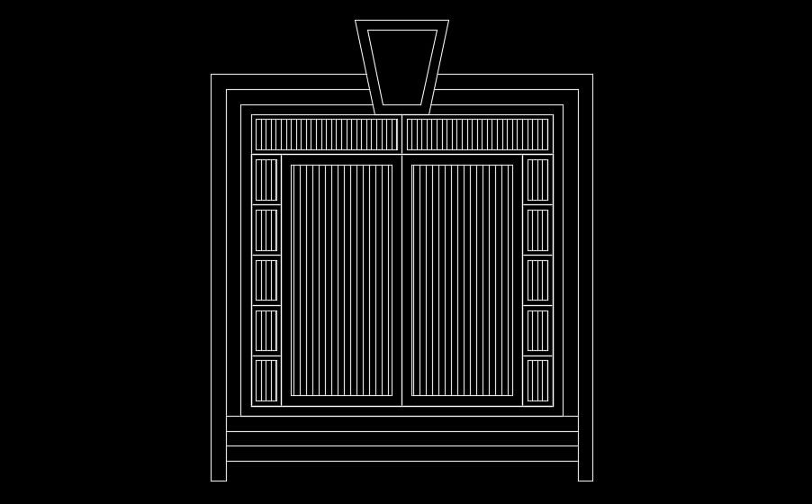 An elevation view of the 12x11m house building download now