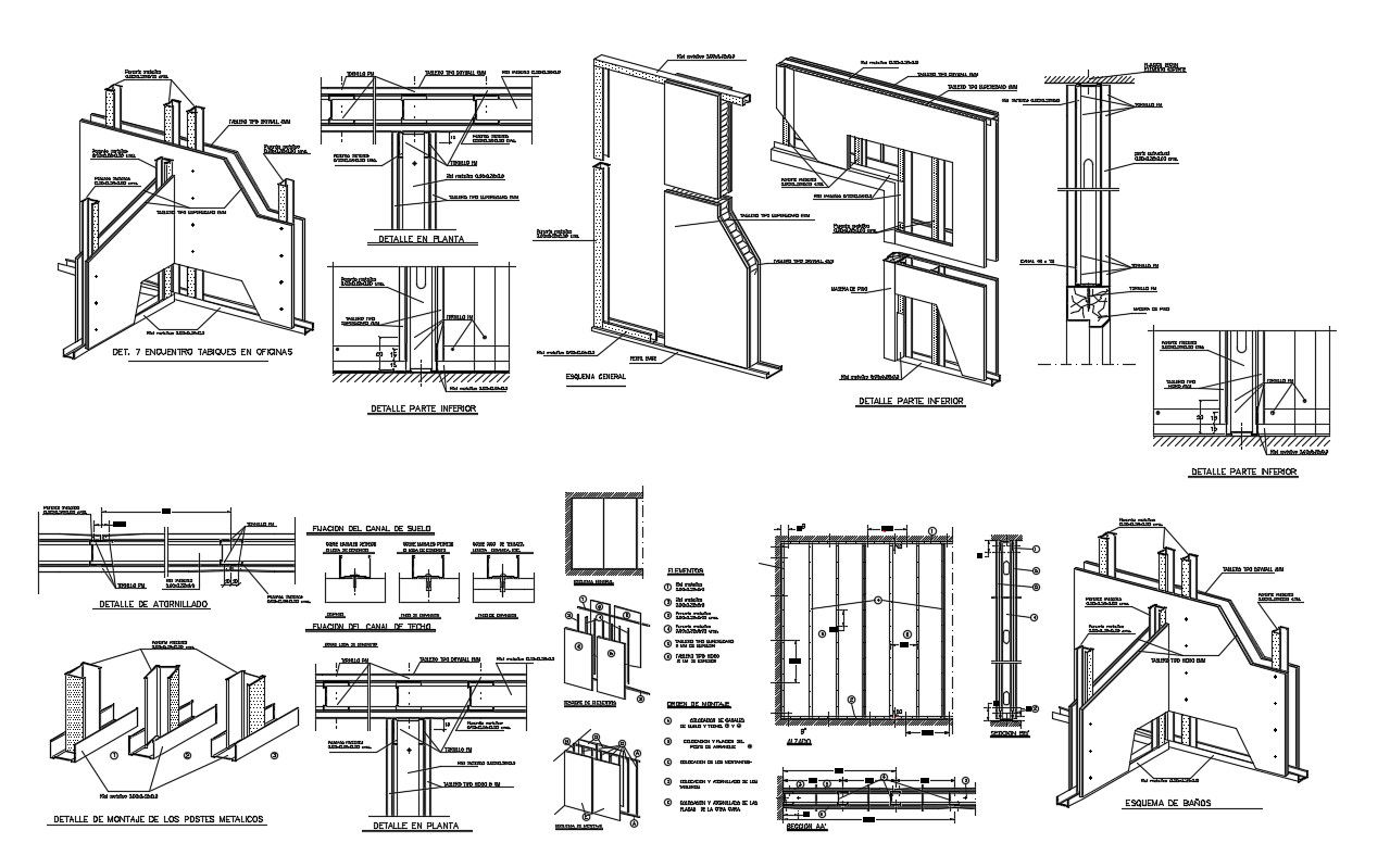 Angle Section and Structural Block AutoCAD Drawing