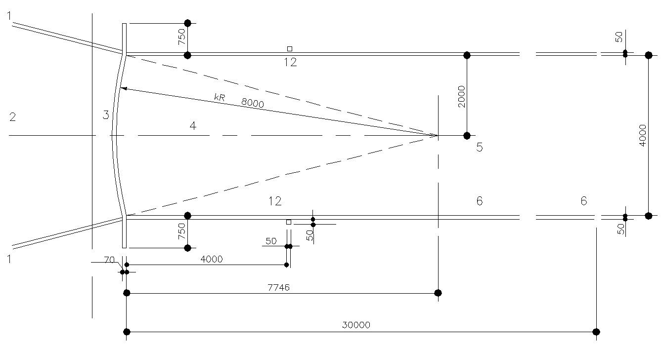 Angular wall construction details in AutoCAD, dwg file.