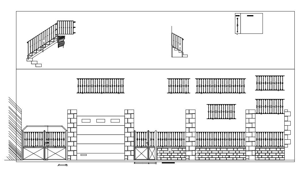 An interior design of the 28x20m office building is given in this AutoCAD drawing model. Download now.
