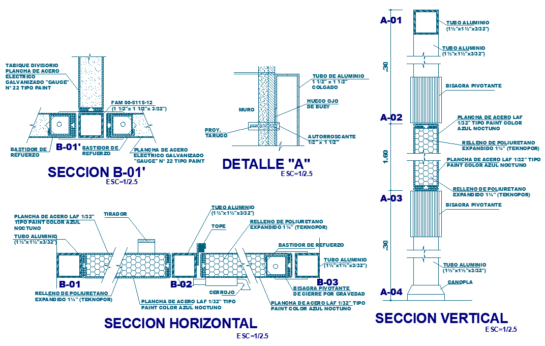 Anti panel plan detail