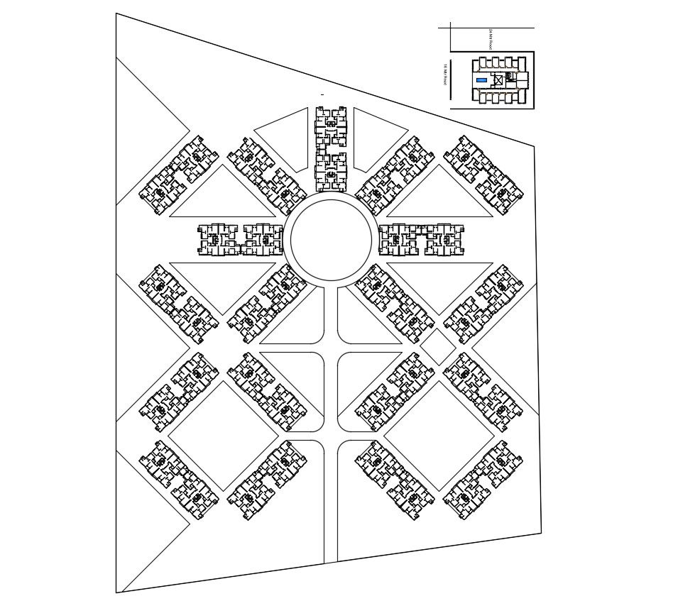 Apartment Block Free AutoCAD File