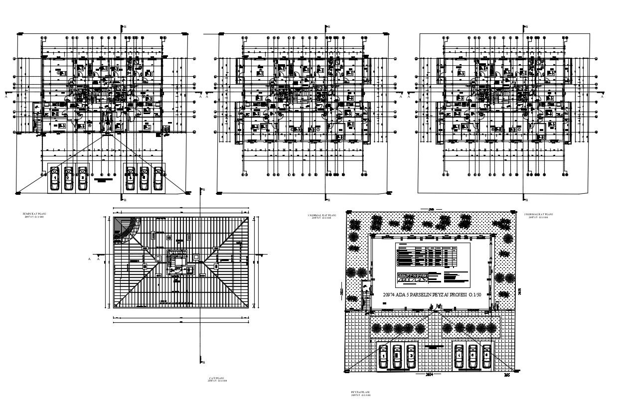 Apartment Building Design Architecture Plan
