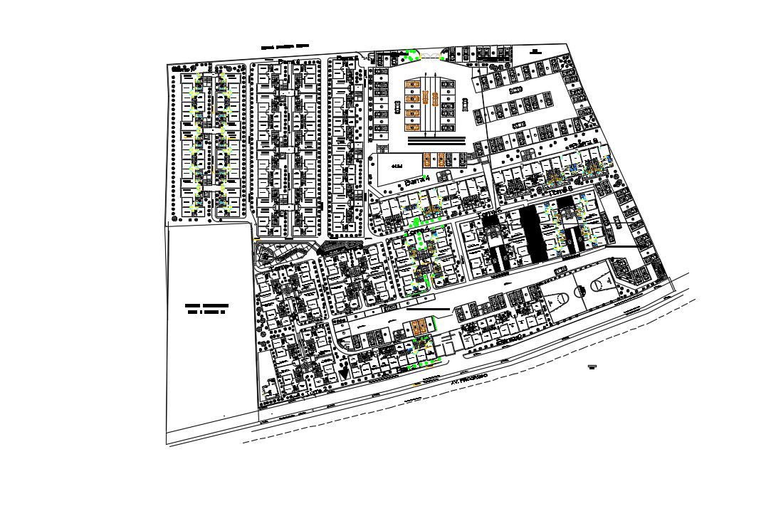 Apartment Building Plans In DWG File