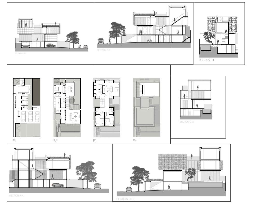 Apartment House with 2 Bedrooms, Drawing Room Balcony Design DWG File