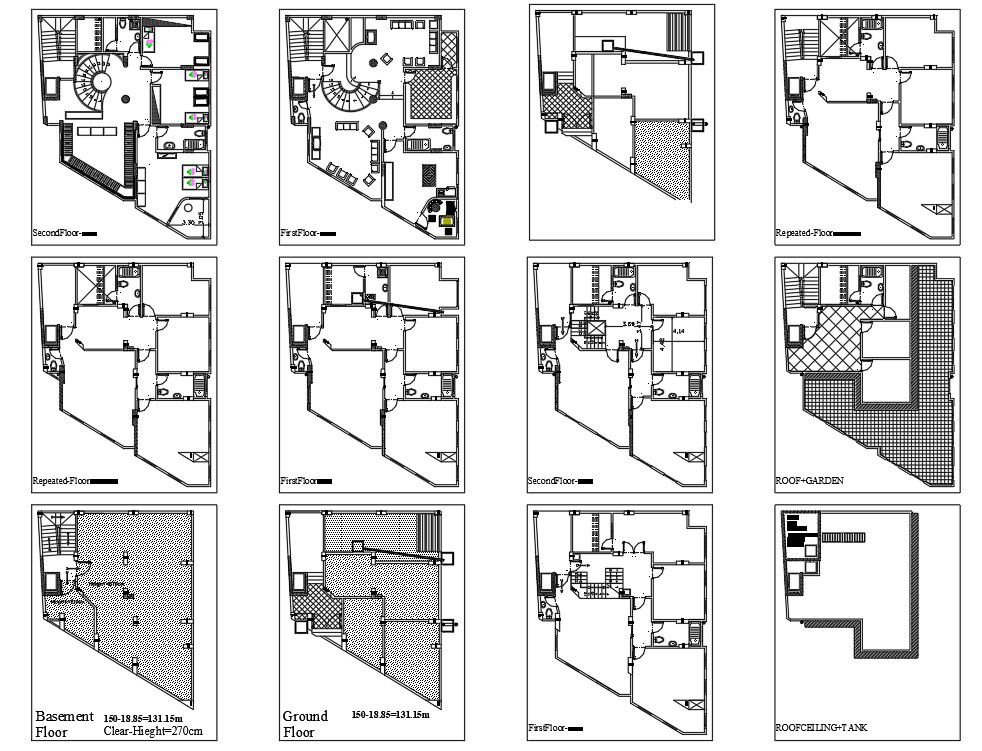 Apartment House plan details