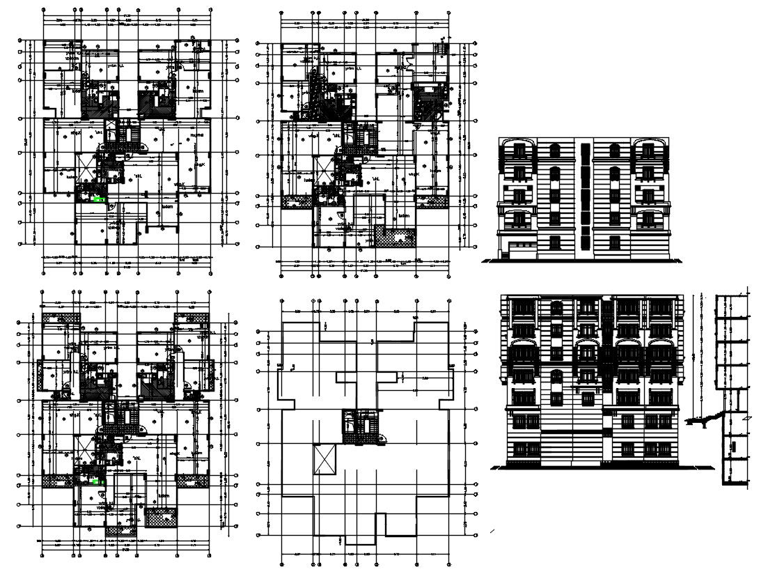Apartment Working Plan DWG File