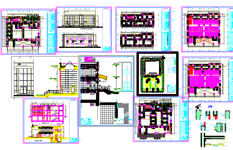 Apartment architecture Layout plan