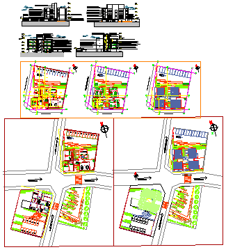 Apartment layout design drawing