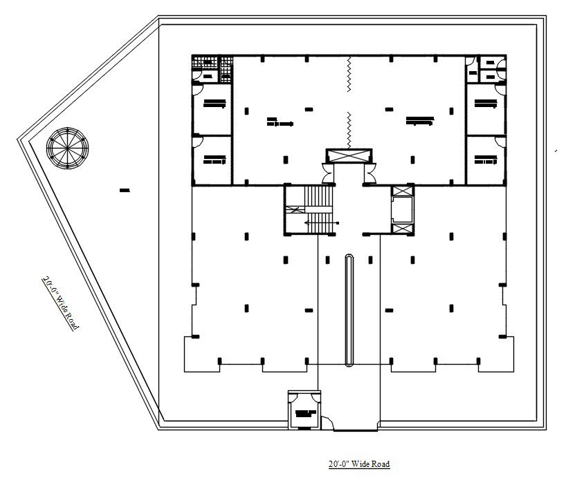 Apartment Cluster Plan CAD Drawing Download DWG Free DWG File