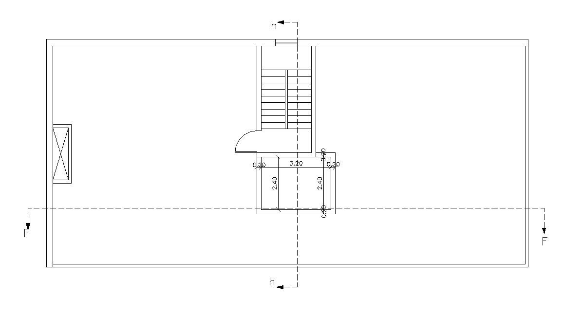 Apartment Terrace Layout Design DWG File