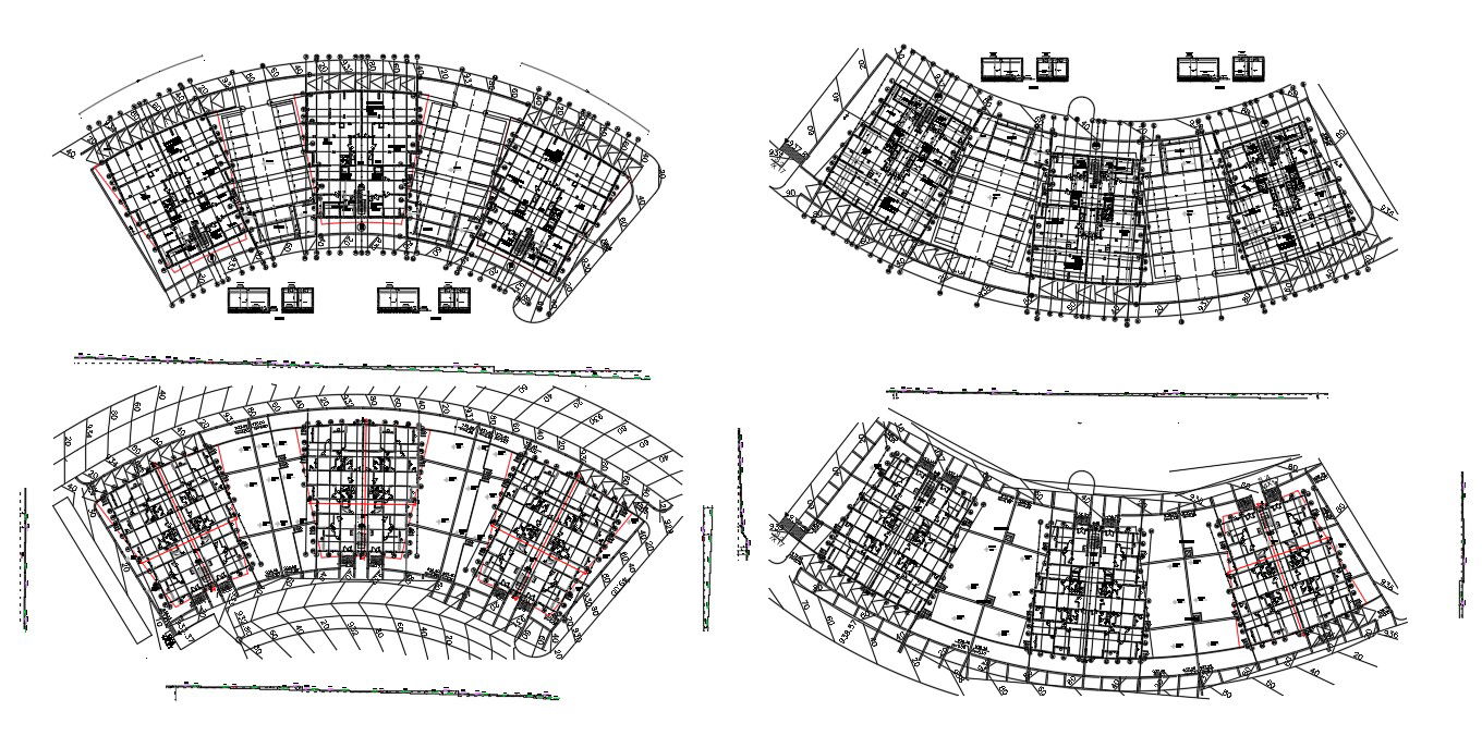 Apartment Working Plan CAD Drawing DWG File