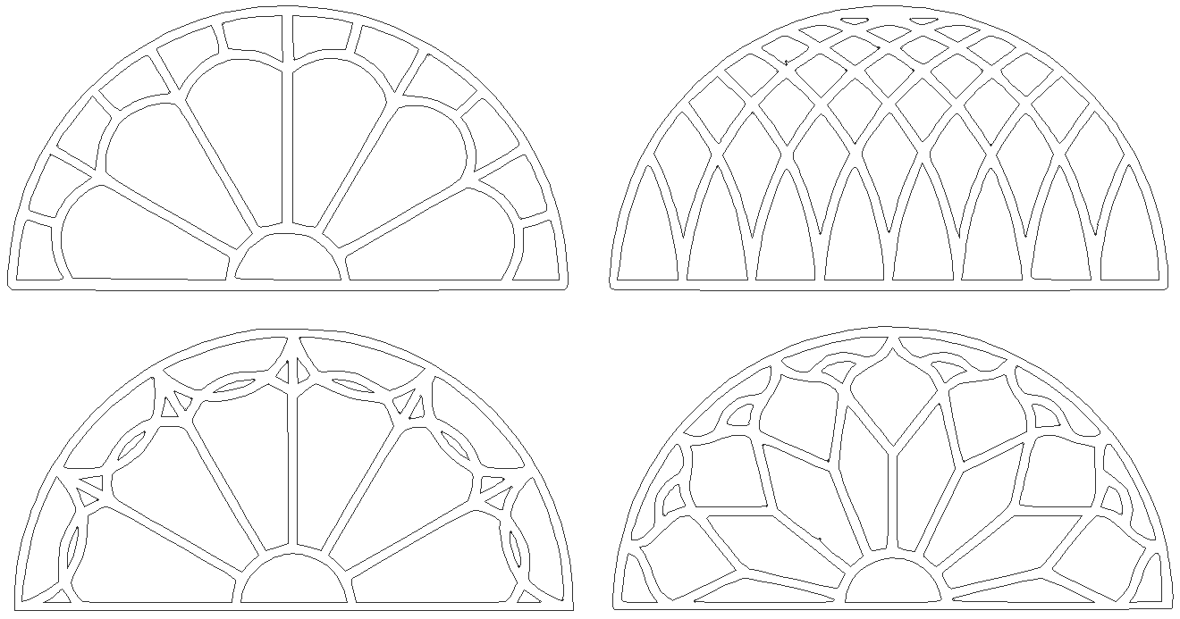 Arch glass design for entrance design dwg autocad drawing .