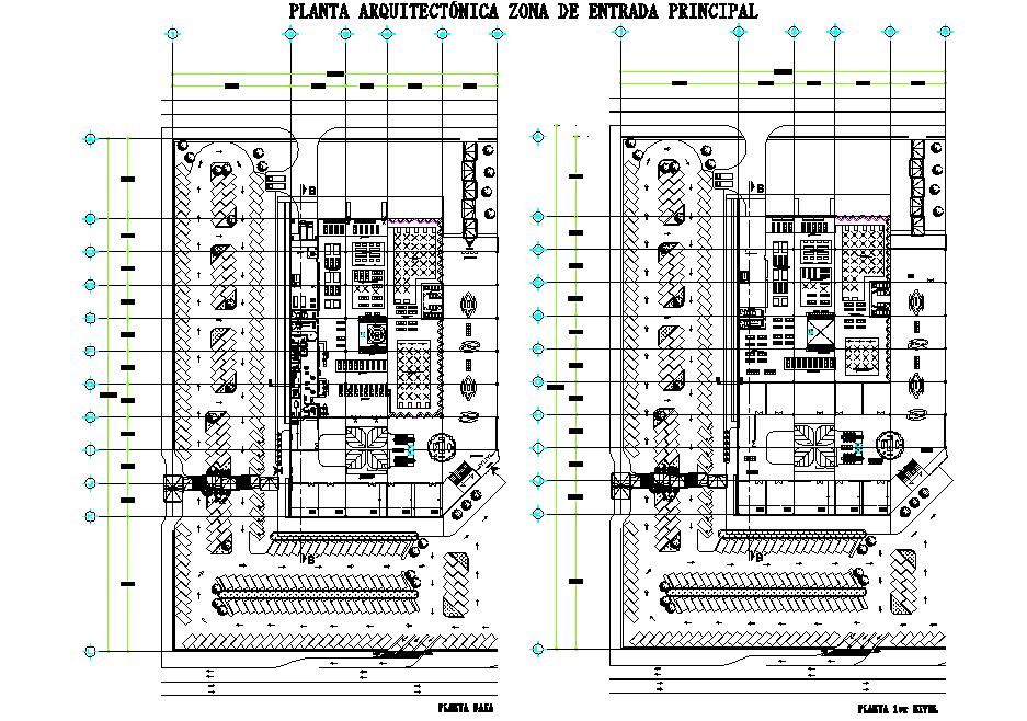 Architect house planing autocad file