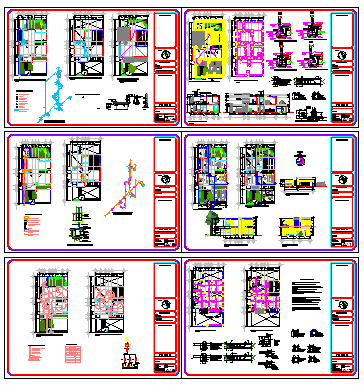 Architectural House design drawing
