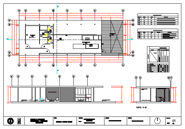 Architectural House design drawing and public space design drawing