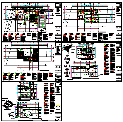 Architectural Houses design drawing