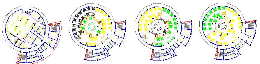 Architectural Restaurant Design Drawing for Functional Layout