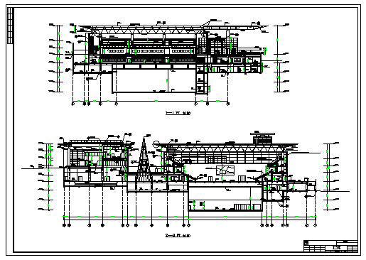 Architectural Stadium design drawing
