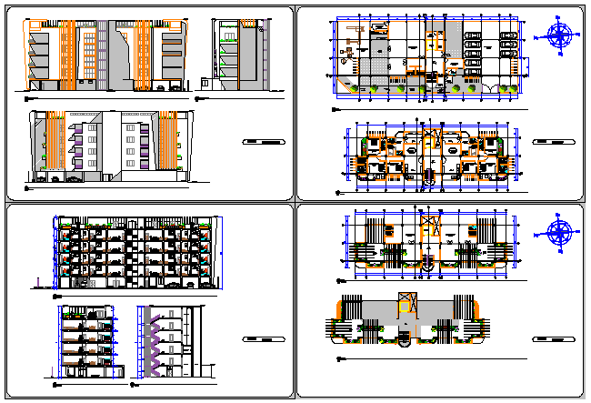 Architectural apartment luxurious design drawing