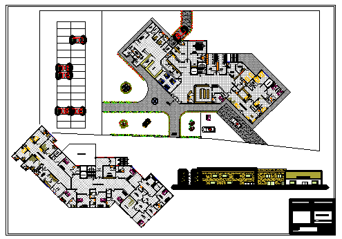 Architectural based clinic design drawing