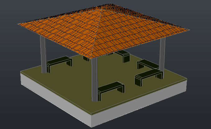 Architectural cahtri having capacity of seating 5 to 6 person dwg file