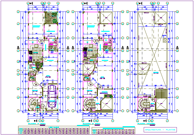 Architectural floor plan of housing dwg file