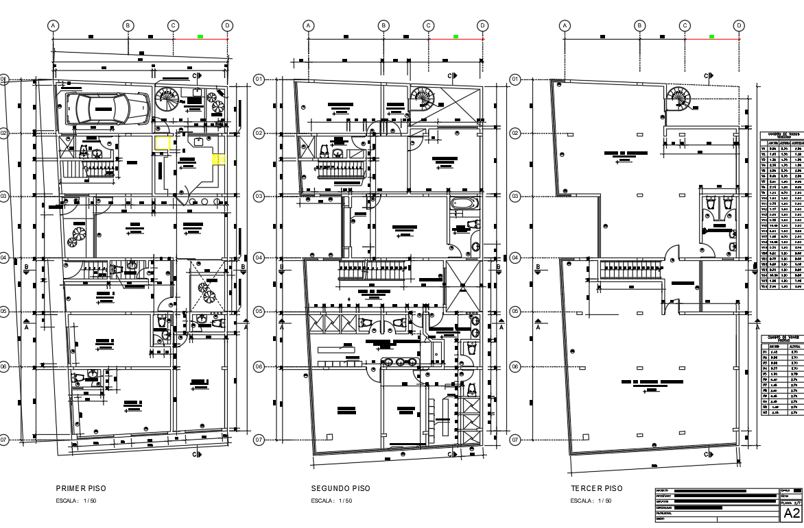 Architectural layout plan of house