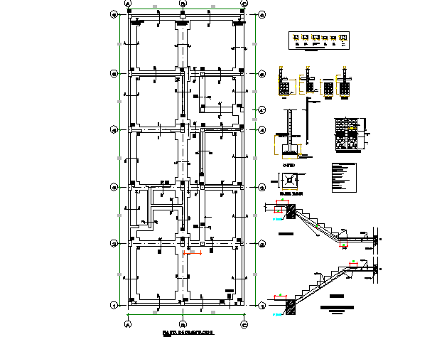 Architectural plan dwg file