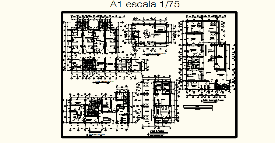Download Free Health Care Department In DWG File