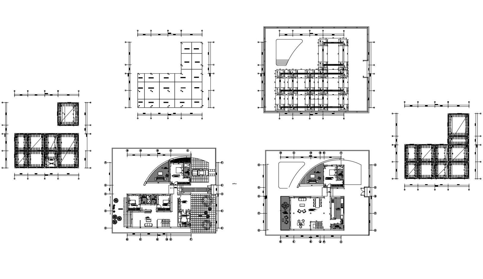 Architectural plan of house 16.89mtr x 17.33mtr with detail dimension in AutoCAD