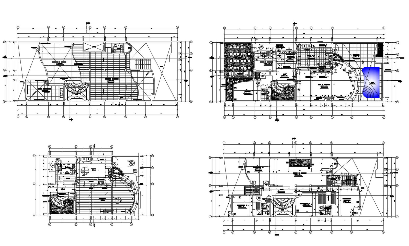 Architectural plan of house 26.80mtr 10.00mtr with detail dimension in dwg file