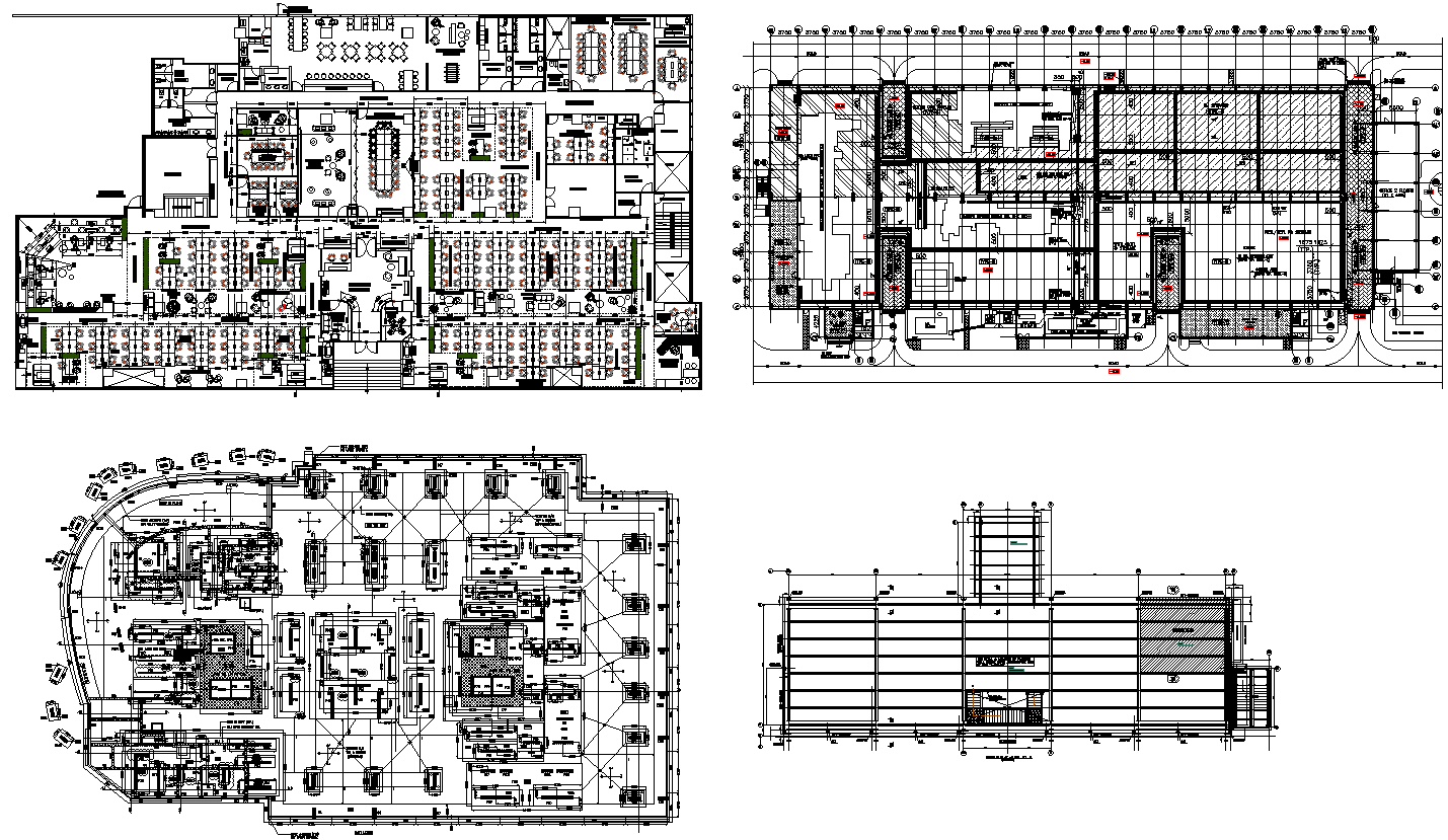 Architectural Conference hall AutoCAD DWG file