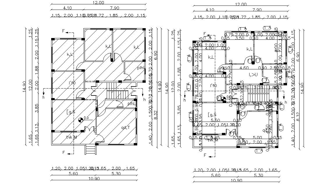 Architectural Huge Bungalow Plan With Working Drawing CAD File