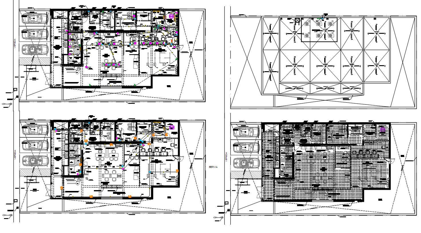 Architecture Bank Furniture Floor Layout Plan AutoCAD File