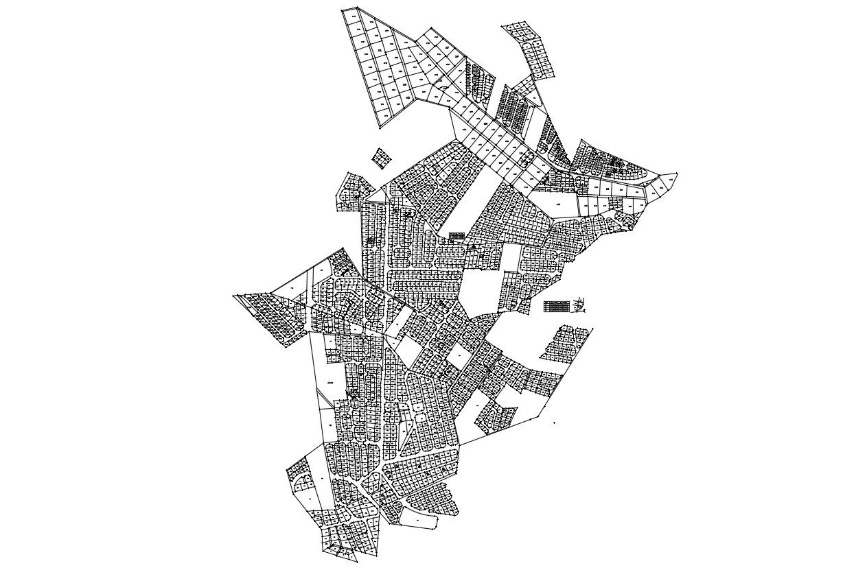 Architecture City Master Plan AutoCAD File Free Download