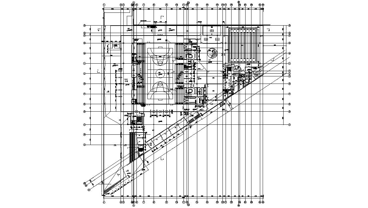 Architecture Design Of Club With Working CAD File