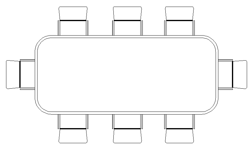 Architectural Design of Dining Table Elevation in DWG file