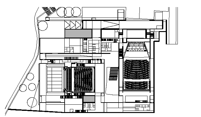 Architecture Design of Multiplex Theater dwg file