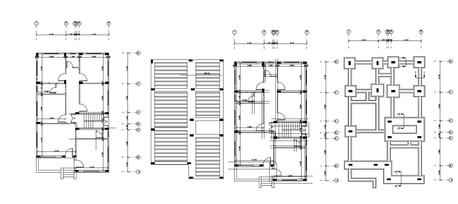 Architecture House Building Floor Plan And Foundation Design