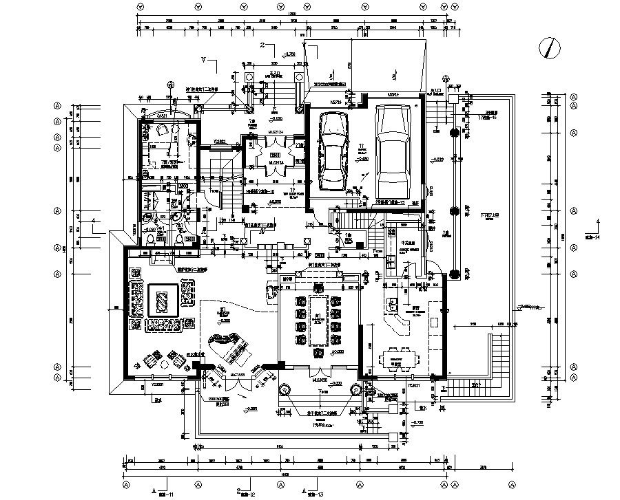 Architecture House Plan AutoCAD Drawing