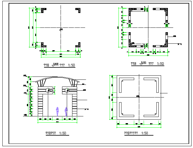 Architecture Pavilion Detail DWG file