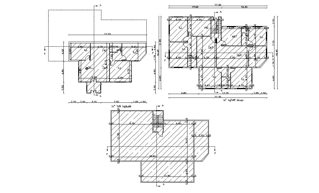 Architecture Working Plan For Construction House Project
