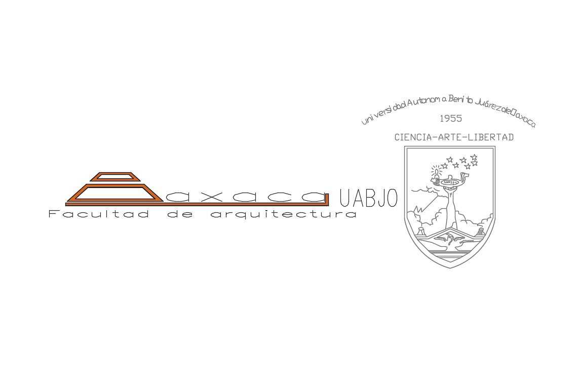 Architecture college logo design cad block details dwg file