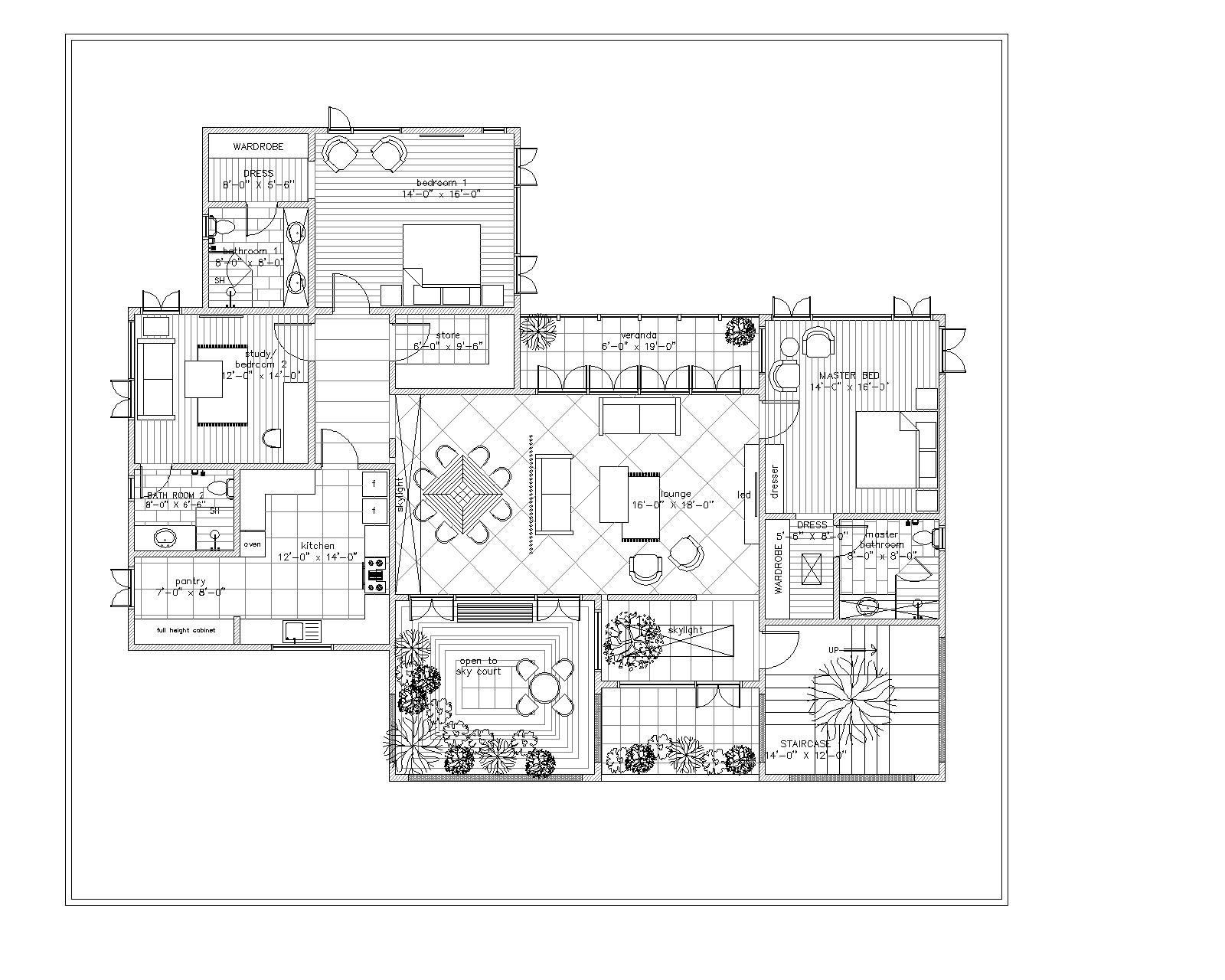 Architecture drawings